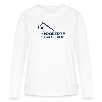Property management - Women's Premium Organic Long Sleeve Shirt - white - Front - Julia (174cm)