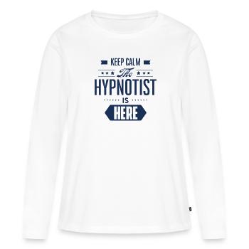 Hypnotiseur Team Hypnotisieren Hypnotisch Hypnose - Frauen Premium Bio Langarmshirt - Weiß - Vorne - Julia (174cm)