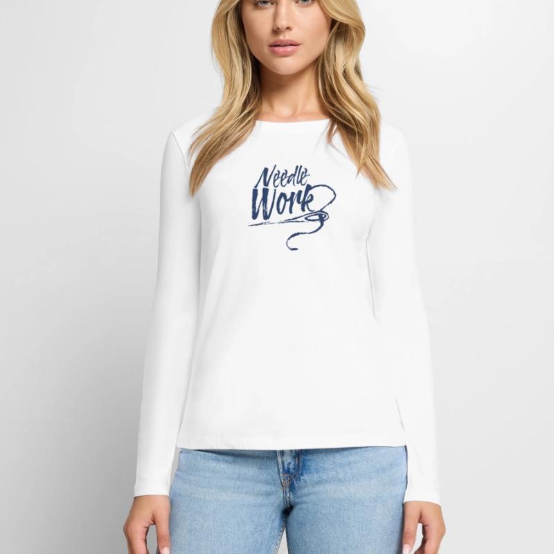 Team Needle worker Needlework Needle needle handmade Women's Premium Organic Long Sleeve Shirt