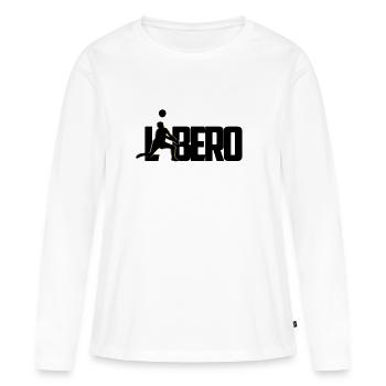 Volleyball Libero - Women's Premium Organic Long Sleeve Shirt - white - Front - Julia (174cm)