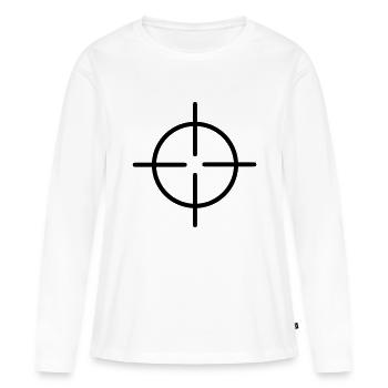 Rifle Sight - Women's Premium Organic Long Sleeve Shirt - white - Front - Julia (174cm)
