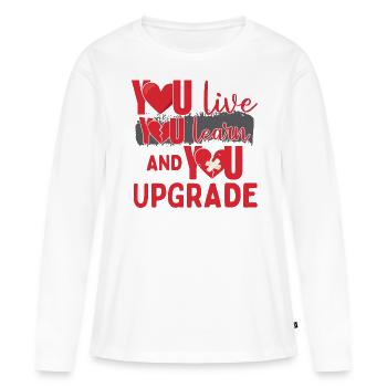 Women Divorce Breakup Relationship - Women's Premium Organic Long Sleeve Shirt - white - Front - Julia (174cm)