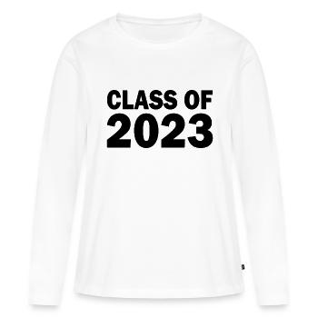 Class of 2023 - Women's Premium Organic Long Sleeve Shirt - white - Front - Julia (174cm)