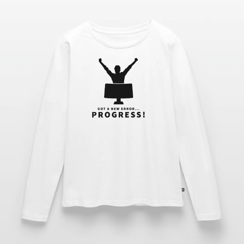 Programmeur de codage codeur T-shirt manches longues Premium bio Femme