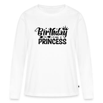 Birthday Queen 9 Happy Birthday - Women's Premium Organic Long Sleeve Shirt - white - Front - Julia (174cm)