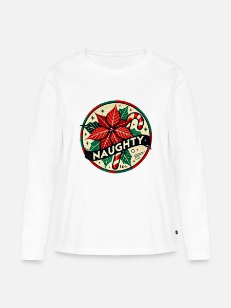 Frech - Frauen Premium Bio Langarmshirt - Weiß