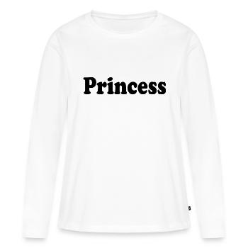 Princess - Women's Premium Organic Long Sleeve Shirt - white - Front - Julia (174cm)