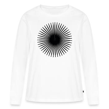 Drummer Drumstick - Women's Premium Organic Long Sleeve Shirt - white - Front - Julia (174cm)