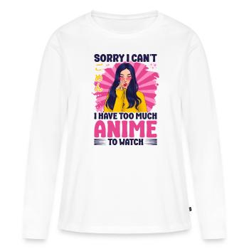 Anime Art For Men Women Teen Girls Anime Merch - Frauen Premium Bio Langarmshirt - Weiß - Vorne - Julia (174cm)