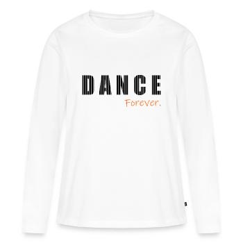 DANCE. DANCE. SPORT - Women's Premium Organic Long Sleeve Shirt - white - Front - Julia (174cm)