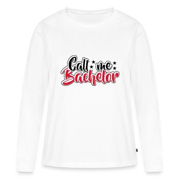 Baccalauréat Réussi Graduation Doctorat Graduation - T-shirt manches longues Premium bio Femme - blanc - Devant - Julia (174cm)