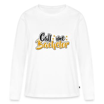 Baccalauréat Réussi Graduation Doctorat Graduation - T-shirt manches longues Premium bio Femme - blanc - Devant - Julia (174cm)