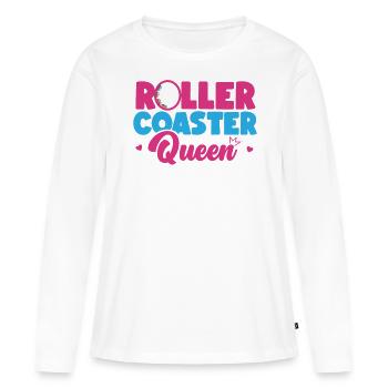 Roller Coaster Roller Coaster - Women's Premium Organic Long Sleeve Shirt - white - Front - Julia (174cm)