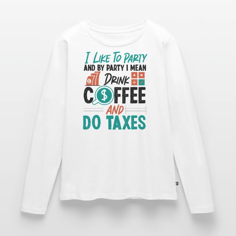 Comptable Comptable Comptable T-shirt manches longues Premium bio Femme