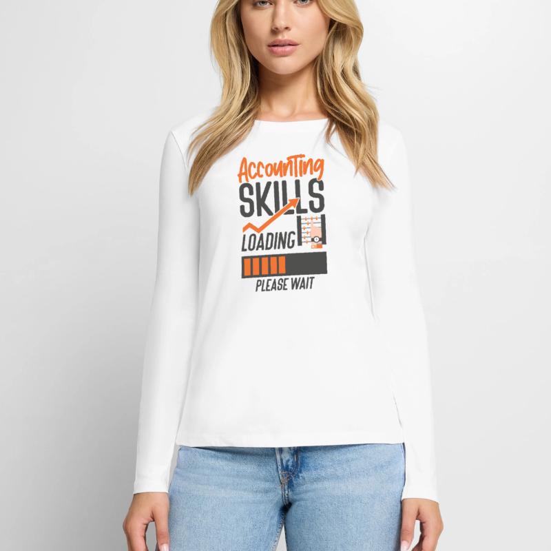 Comptable Comptable Comptable T-shirt manches longues Premium bio Femme