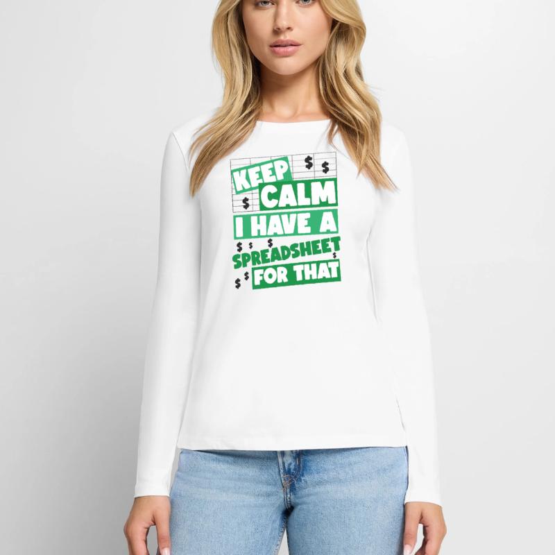 Comptable Comptable Comptable T-shirt manches longues Premium bio Femme