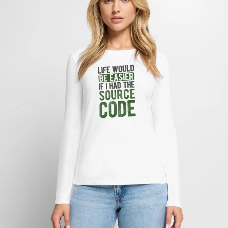 Software Ingenieur Informatiker Programmierer Frauen Premium Bio Langarmshirt