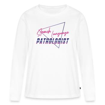 Speech Therapist Therapy Assistant - Frauen Premium Bio Langarmshirt - Weiß - Vorne - Julia (174cm)