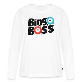 Bingo Player Bingo - Women's Premium Organic Long Sleeve Shirt - white - Front - Julia (174cm)