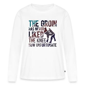 Israelischer Kampfsport Krav Maga - Frauen Premium Bio Langarmshirt - Weiß - Vorne - Julia (174cm)