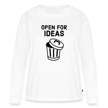 Funny, Funny, Funny, Funny, Funny, Funny, Funny - Women's Premium Organic Long Sleeve Shirt - white - Front - Julia (174cm)