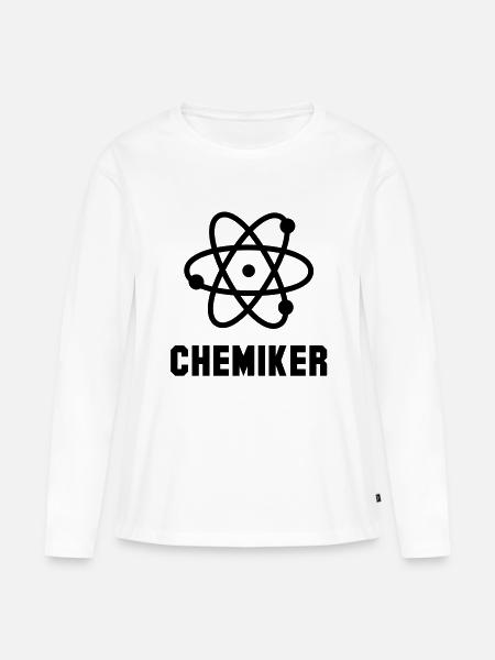 chemiker - Frauen Premium Bio Langarmshirt - Weiß