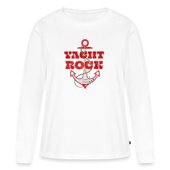 Yacht Rock - Frauen Premium Bio Langarmshirt - Weiß - Vorne - Julia (174cm)