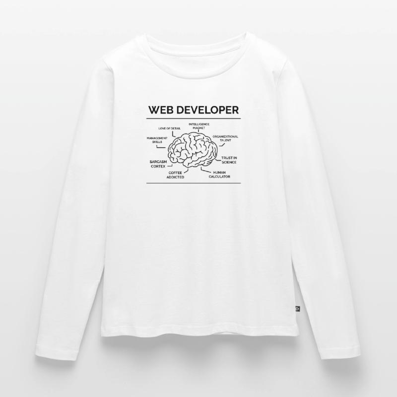 Web Developer Programmer Women's Premium Organic Long Sleeve Shirt
