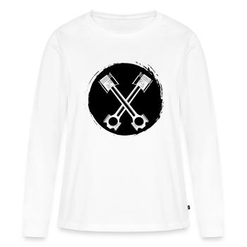 Workshop - Screwdriver Screwdriver Hobbyist - Women's Premium Organic Long Sleeve Shirt - white - Front - Julia (174cm)