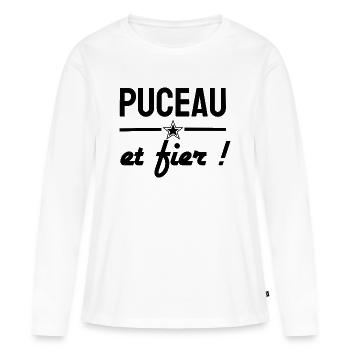 Humor - Frauen Premium Bio Langarmshirt - Weiß - Vorne - Julia (174cm)