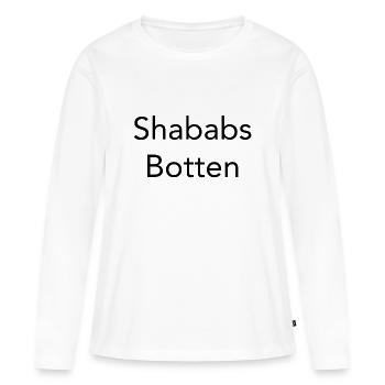 Shababs Botten - Women's Premium Organic Long Sleeve Shirt - white - Front - Julia (174cm)
