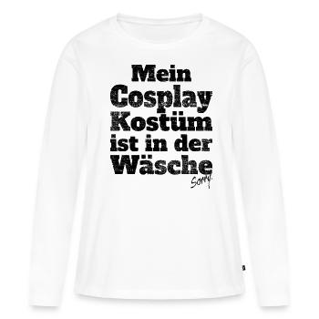 Cosplay Kostüm In Wäsche Anime Manga Cosplayer - Frauen Premium Bio Langarmshirt - Weiß - Vorne - Julia (174cm)