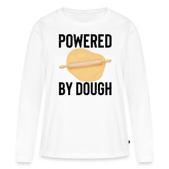Funny bread baker - Women's Premium Organic Long Sleeve Shirt - white - Front - Julia (174cm)