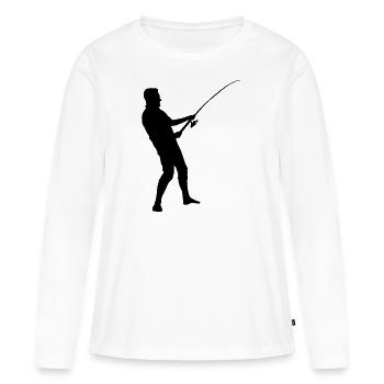 Fischerei Fischer Fischer - Frauen Premium Bio Langarmshirt - Weiß - Vorne - Julia (174cm)