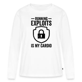 Cybersecurity Computer Security Cybersecurity - Women's Premium Organic Long Sleeve Shirt - white - Front - Julia (174cm)