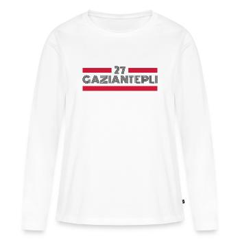 Gaziantep 27 Turquie Turkiye cadeau vacances TR - T-shirt manches longues Premium bio Femme - blanc - Devant - Julia (174cm)