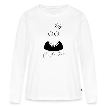 Ruth Bader Ginsburg Juge de la Cour RBG LGBT I dissidence - T-shirt manches longues Premium bio Femme - blanc - Devant - Julia (174cm)