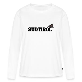 Tyrol du Sud - T-shirt manches longues Premium bio Femme - blanc - Devant - Julia (174cm)