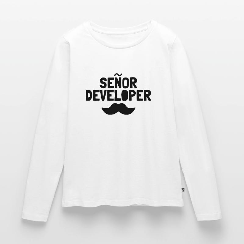 Senor developer developer Women's Premium Organic Long Sleeve Shirt