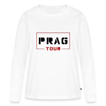 prag tour - Frauen Premium Bio Langarmshirt - Weiß - Vorne - Julia (174cm)