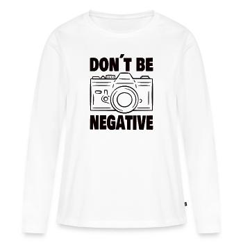 Photographie photo photo - T-shirt manches longues Premium bio Femme - blanc - Devant - Julia (174cm)