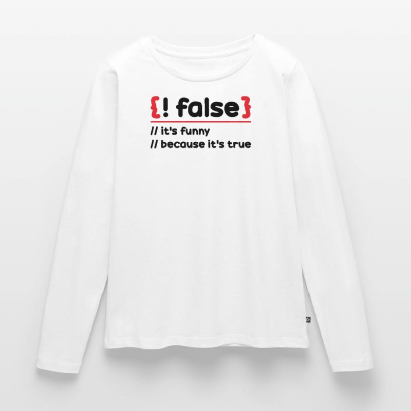 Programmer Programming Software Coding Encoder Women's Premium Organic Long Sleeve Shirt