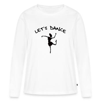 Dansons - Schaf - T-shirt manches longues Premium bio Femme - blanc - Devant - Julia (174cm)
