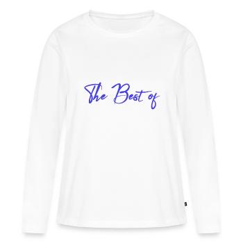 Das Beste aus. Das Beste von. Bester. Best.Weihnachten. Geek - Frauen Premium Bio Langarmshirt - Weiß - Vorne - Julia (174cm)