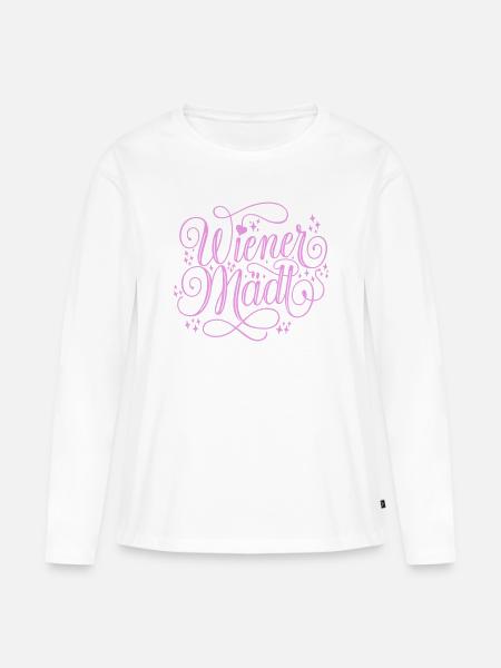 Viennese Girls - Women's Premium Organic Long Sleeve Shirt - white