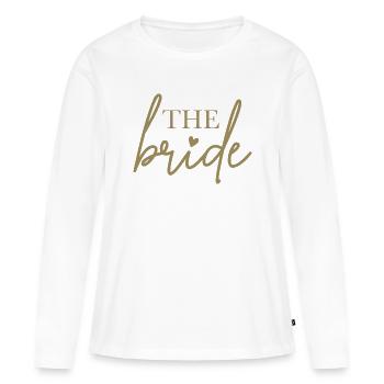 The Bride - die Braut - Women's Premium Organic Long Sleeve Shirt - white - Front - Julia (174cm)