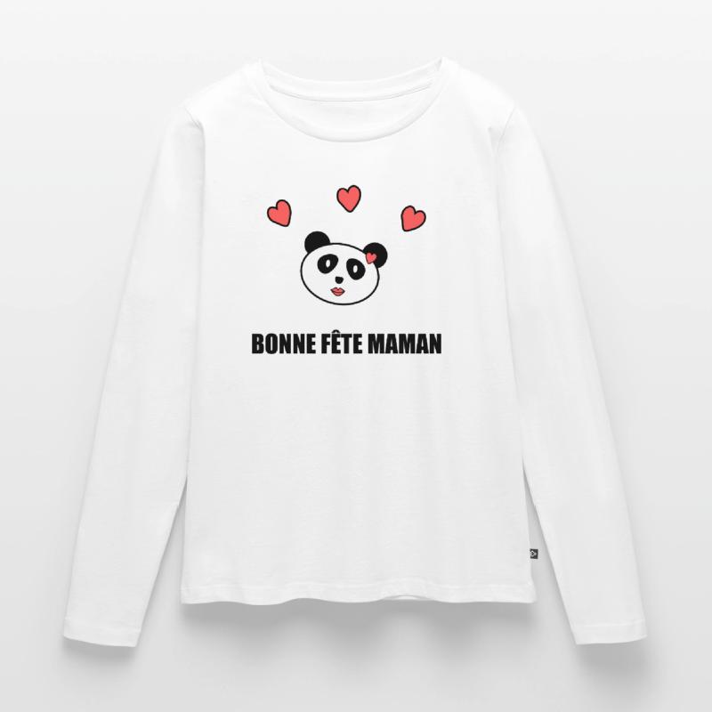 MUTTERTAG. SCHÖNEN MUTTERTAG. MAMA Frauen Premium Bio Langarmshirt