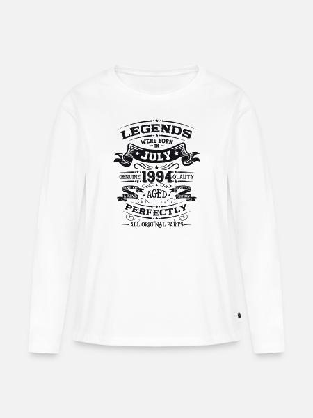 30. Geburtstag Original Juni 1994 Jahrgang 1994 - Frauen Premium Bio Langarmshirt - Weiß