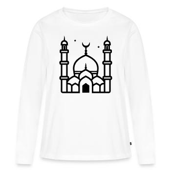 Moschee - Frauen Premium Bio Langarmshirt - Weiß - Vorne - Julia (174cm)
