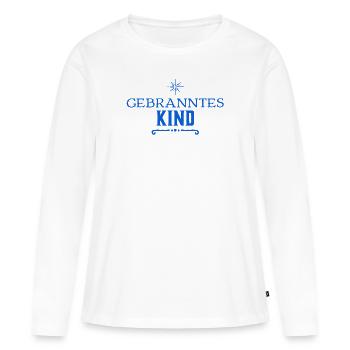 ich habe schlechte Erfahrungen gemacht - Frauen Premium Bio Langarmshirt - Weiß - Vorne - Julia (174cm)